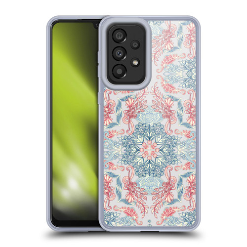 Micklyn Le Feuvre Mandala Fancy Soft Blue Soft Gel Case for Samsung Galaxy A33 5G (2022)