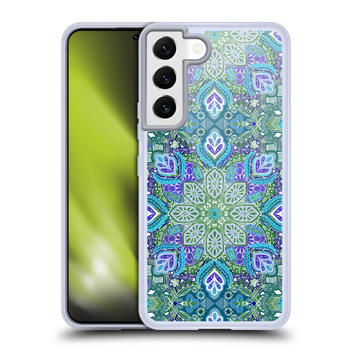 Micklyn Le Feuvre Mandala Peacock Summer Soft Gel Case for Samsung Galaxy S22 5G & MagSafe