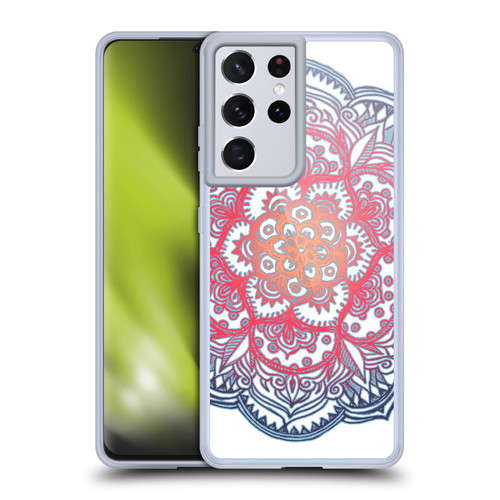 Micklyn Le Feuvre Mandala 3 Radiant Medallion Doodle Soft Gel Case for Samsung Galaxy S21 Ultra 5G & MagSafe