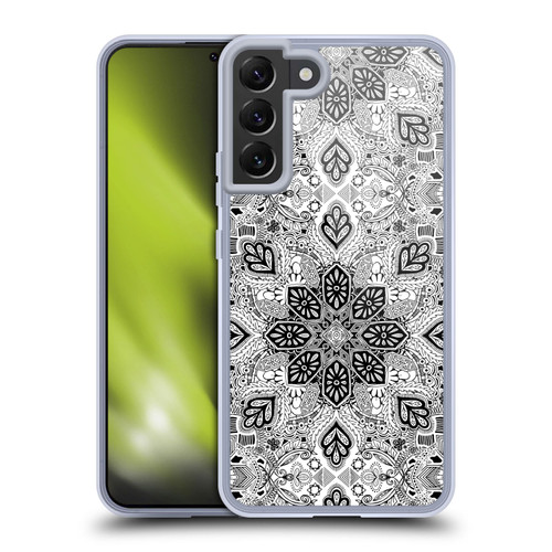 Micklyn Le Feuvre Mandala Lace in Monochrome Soft Gel Case for Samsung Galaxy S22+ 5G & MagSafe