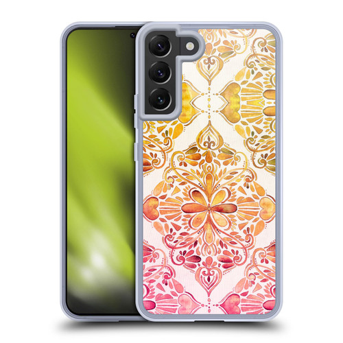 Micklyn Le Feuvre Mandala Sunset Art Nouveau Soft Gel Case for Samsung Galaxy S22+ 5G & MagSafe