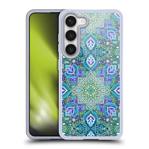 Micklyn Le Feuvre Mandala Peacock Summer Soft Gel Case for Samsung Galaxy S23 5G & MagSafe