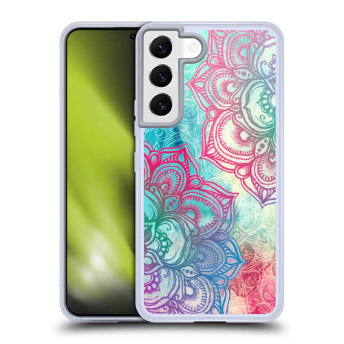 Micklyn Le Feuvre Mandala 3 Round And Round The Rainbow Soft Gel Case for Samsung Galaxy S22 5G & MagSafe