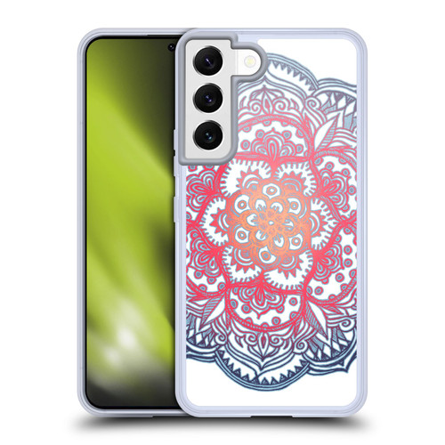 Micklyn Le Feuvre Mandala 3 Radiant Medallion Doodle Soft Gel Case for Samsung Galaxy S22 5G & MagSafe