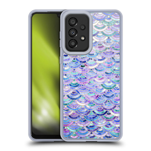 Micklyn Le Feuvre Marble Patterns Mosaic In Amethyst And Lapis Lazuli Soft Gel Case for Samsung Galaxy A33 5G (2022)