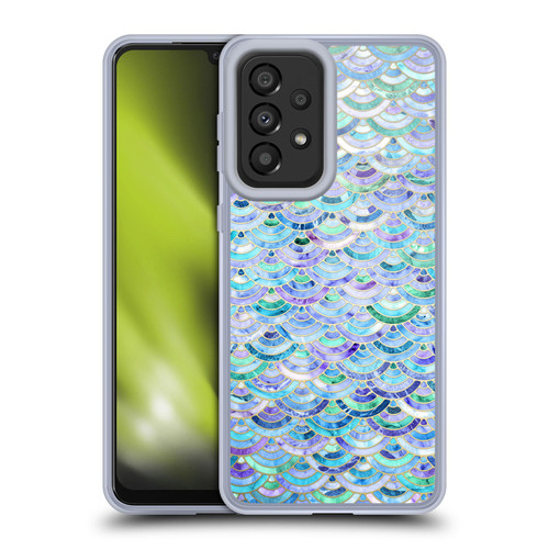 Micklyn Le Feuvre Marble Patterns Mosaic In Sapphire And Emerald Soft Gel Case for Samsung Galaxy A33 5G (2022)