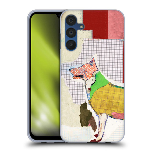Michel Keck Dogs 2 Shiba Inu Soft Gel Case for Samsung Galaxy A15 & MagSafe