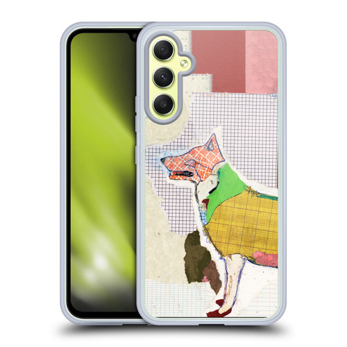 Michel Keck Dogs 2 Shiba Inu Soft Gel Case for Samsung Galaxy A34 5G