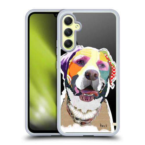 Michel Keck Dogs 2 Swissy Soft Gel Case for Samsung Galaxy A34 5G