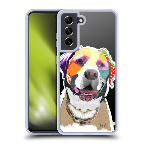 Michel Keck Dogs 2 Swissy Soft Gel Case for Samsung Galaxy S21 FE 5G & MagSafe