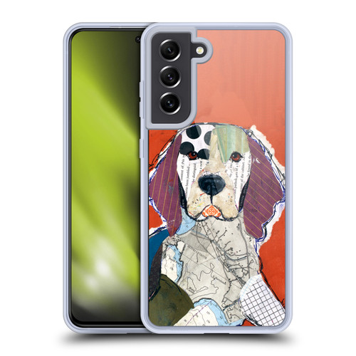 Michel Keck Dogs 2 Welsh Springer Spaniel Soft Gel Case for Samsung Galaxy S21 FE 5G & MagSafe