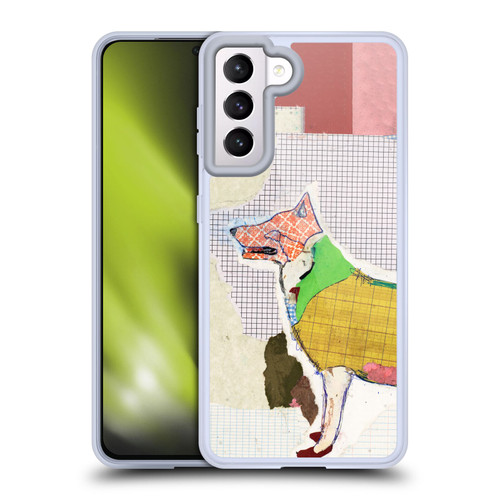 Michel Keck Dogs 2 Shiba Inu Soft Gel Case for Samsung Galaxy S21 5G & MagSafe