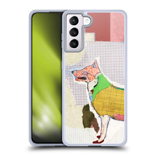 Michel Keck Dogs 2 Shiba Inu Soft Gel Case for Samsung Galaxy S21+ 5G & MagSafe