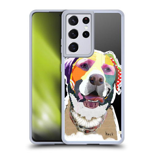 Michel Keck Dogs 2 Swissy Soft Gel Case for Samsung Galaxy S21 Ultra 5G & MagSafe