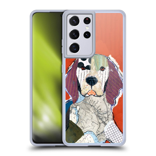 Michel Keck Dogs 2 Welsh Springer Spaniel Soft Gel Case for Samsung Galaxy S21 Ultra 5G & MagSafe