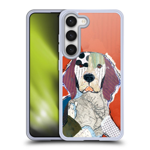 Michel Keck Dogs 2 Welsh Springer Spaniel Soft Gel Case for Samsung Galaxy S23 5G & MagSafe