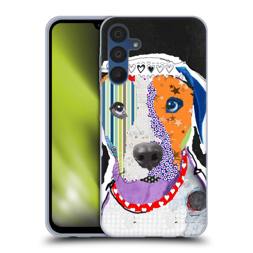 Michel Keck Dogs 3 Catahoula Leopard Soft Gel Case for Samsung Galaxy A15 & MagSafe