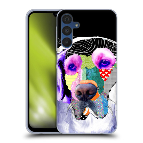 Michel Keck Dogs 3 Golden Retriever Soft Gel Case for Samsung Galaxy A15 & MagSafe