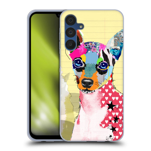 Michel Keck Dogs 3 Mini Pinscher Soft Gel Case for Samsung Galaxy A15 & MagSafe