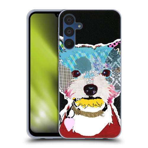 Michel Keck Dogs 3 Westie Soft Gel Case for Samsung Galaxy A15 & MagSafe