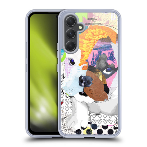 Michel Keck Dogs 3 Bulldog Puppy Soft Gel Case for Samsung Galaxy A54 5G