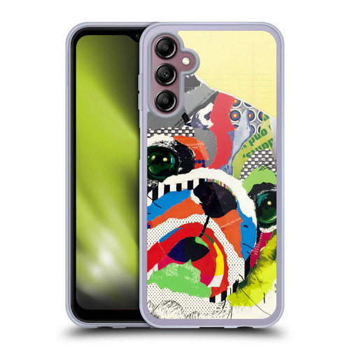 Michel Keck Dogs 4 Pug Soft Gel Case for Samsung Galaxy A14 5G