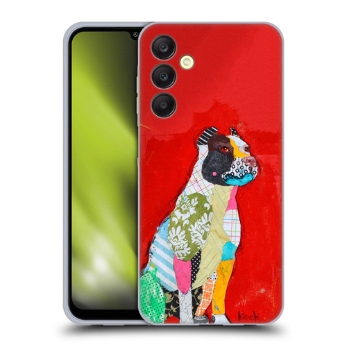 Michel Keck Dogs 4 Pitbull Soft Gel Case for Samsung Galaxy A25 5G