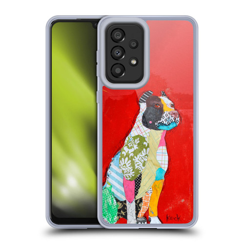 Michel Keck Dogs 4 Pitbull Soft Gel Case for Samsung Galaxy A33 5G (2022)