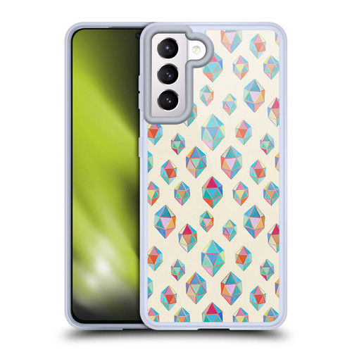Micklyn Le Feuvre Patterns Floating Gems Soft Gel Case for Samsung Galaxy S21 5G & MagSafe