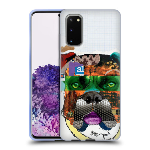 Michel Keck Dogs 4 Boxer Soft Gel Case for Samsung Galaxy S20 / S20 5G
