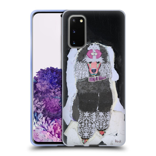 Michel Keck Dogs 4 Poodle Soft Gel Case for Samsung Galaxy S20 / S20 5G