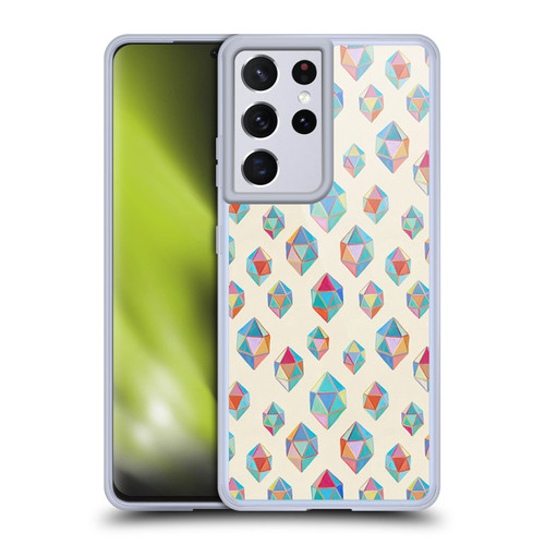 Micklyn Le Feuvre Patterns Floating Gems Soft Gel Case for Samsung Galaxy S21 Ultra 5G & MagSafe