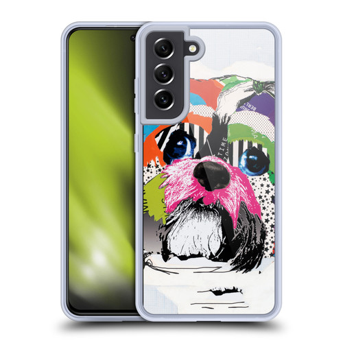 Michel Keck Dogs 4 Shihtzu Soft Gel Case for Samsung Galaxy S21 FE 5G & MagSafe