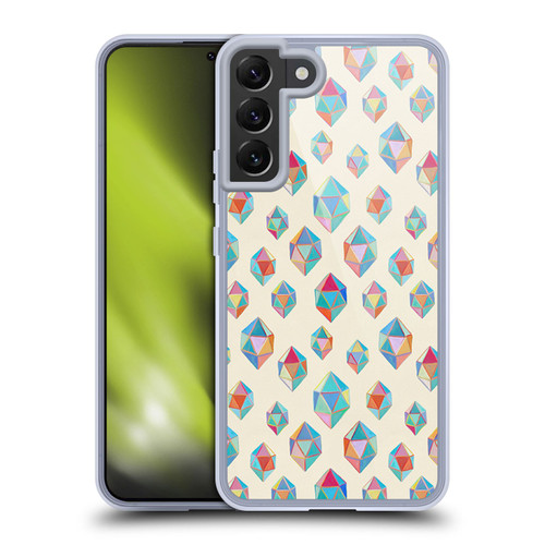 Micklyn Le Feuvre Patterns Floating Gems Soft Gel Case for Samsung Galaxy S22+ 5G & MagSafe