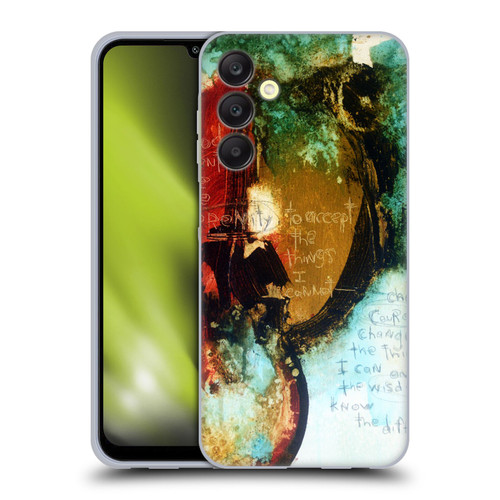Michel Keck Religious Abstract Serenity Prayer Soft Gel Case for Samsung Galaxy A25 5G