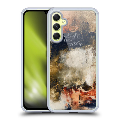 Michel Keck Religious Abstract Proverbs Soft Gel Case for Samsung Galaxy A34 5G