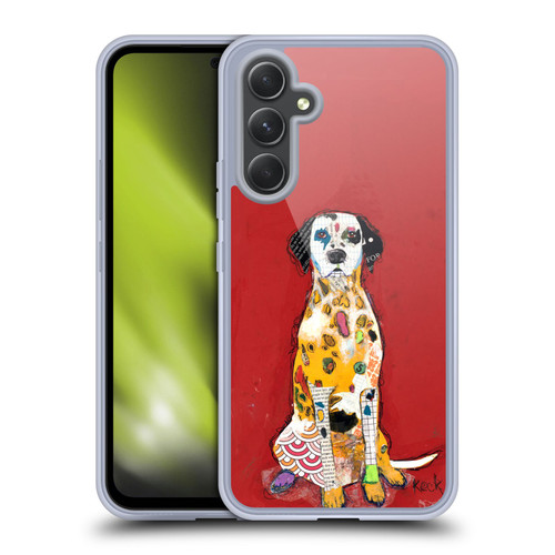 Michel Keck Dogs 2 Dalmatian Soft Gel Case for Samsung Galaxy A54 5G