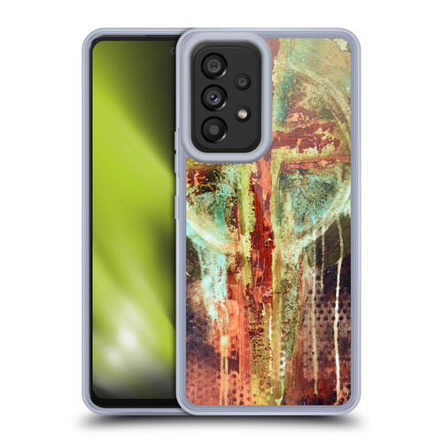Michel Keck Religious Abstract Cross Soft Gel Case for Samsung Galaxy A53 5G (2022)