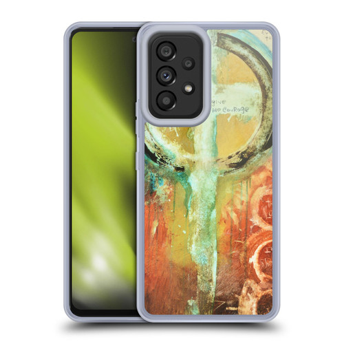 Michel Keck Religious Abstract Psalm 2 Soft Gel Case for Samsung Galaxy A53 5G (2022)