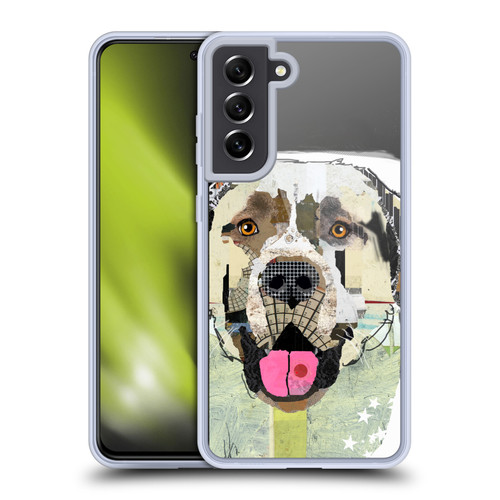 Michel Keck Dogs 2 Anatolian Shepherd Soft Gel Case for Samsung Galaxy S21 FE 5G & MagSafe