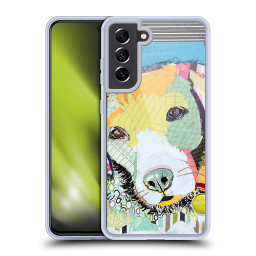Michel Keck Dogs 2 Labrador Soft Gel Case for Samsung Galaxy S21 FE 5G & MagSafe