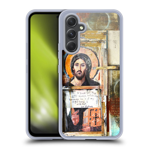 Michel Keck Religious Abstract Psalm Soft Gel Case for Samsung Galaxy A54 5G