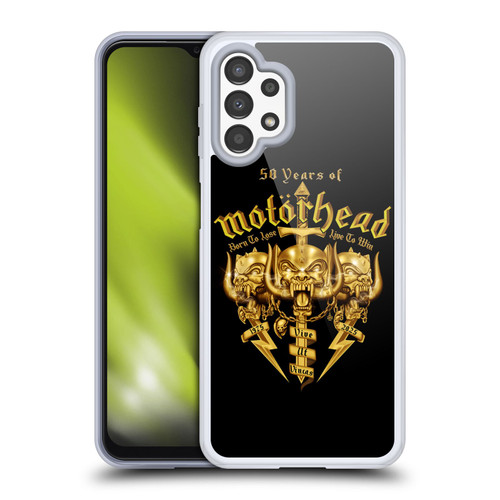 Motorhead 50th Anniversary Born To Lose Live To Win Soft Gel Case for Samsung Galaxy A13 (2022)