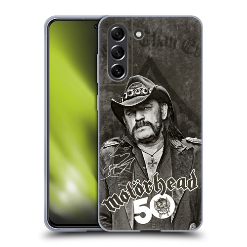 Motorhead 50th Anniversary Lemmy Soft Gel Case for Samsung Galaxy S21 FE 5G & MagSafe