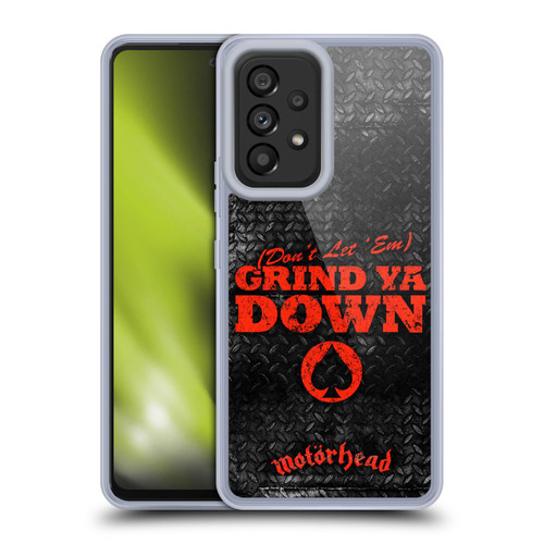 Motorhead Key Art Don't Let 'Em Grind You Down Soft Gel Case for Samsung Galaxy A53 5G (2022)