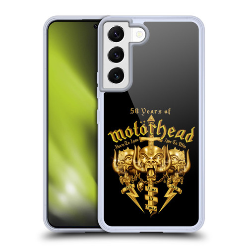 Motorhead 50th Anniversary Born To Lose Live To Win Soft Gel Case for Samsung Galaxy S22 5G & MagSafe