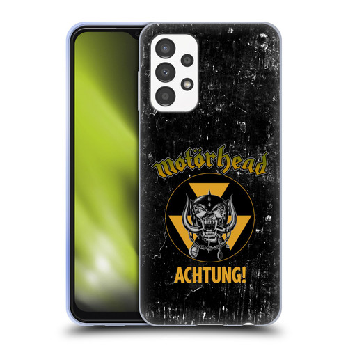 Motorhead Logo Achtung! Soft Gel Case for Samsung Galaxy A13 (2022)