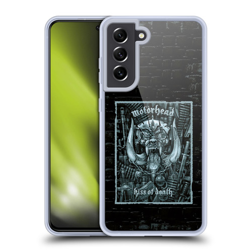 Motorhead Album Covers Kiss Of Death Soft Gel Case for Samsung Galaxy S21 FE 5G & MagSafe