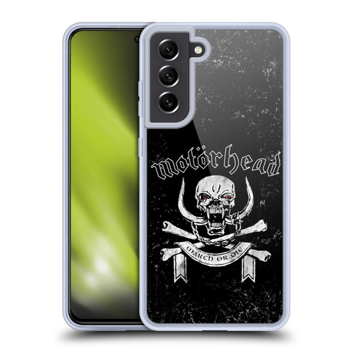 Motorhead Album Covers March Or Die Soft Gel Case for Samsung Galaxy S21 FE 5G & MagSafe