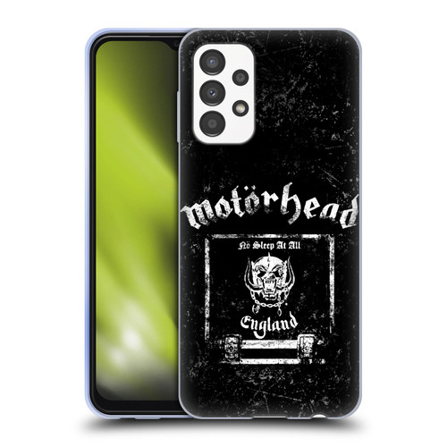 Motorhead Logo No Sleep At All Soft Gel Case for Samsung Galaxy A13 (2022)